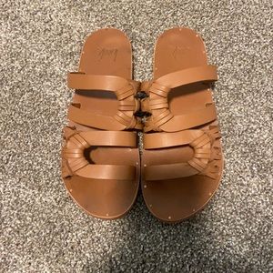 Beek by two birds leather sandals size 7